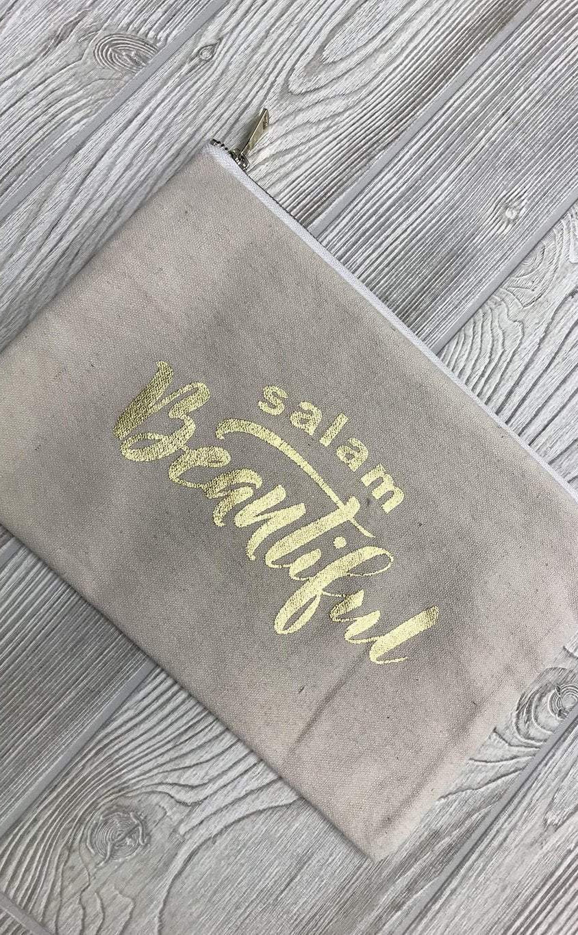 Gold Salam Beautiful Cosmetic Bag Kabayare