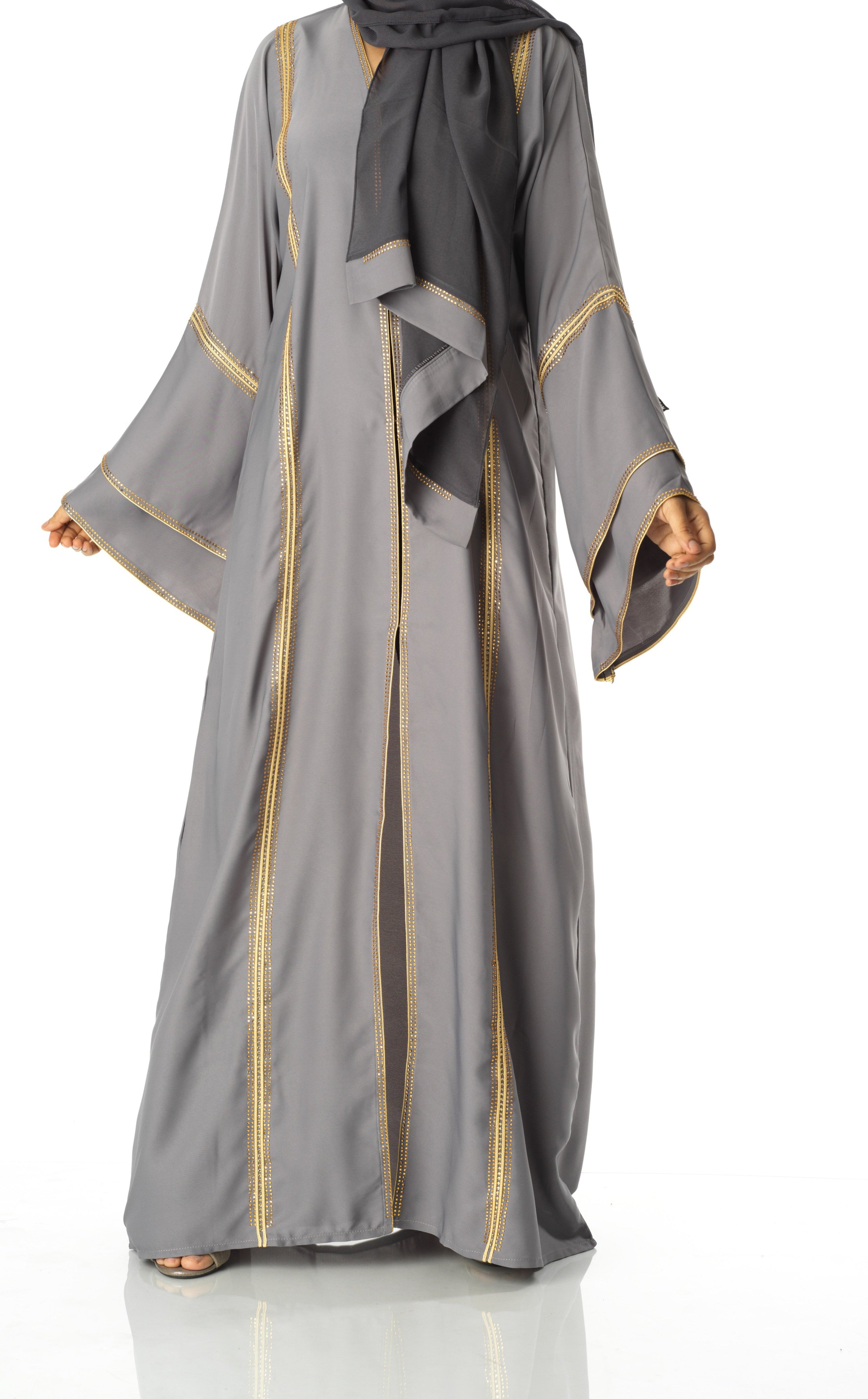 Golden dahaba kimono abaya Kabayare