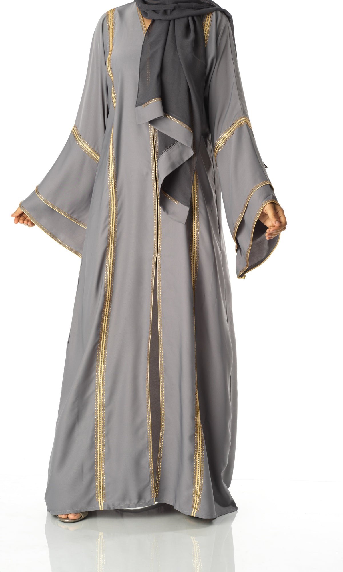 Golden dahaba kimono abaya Kabayare
