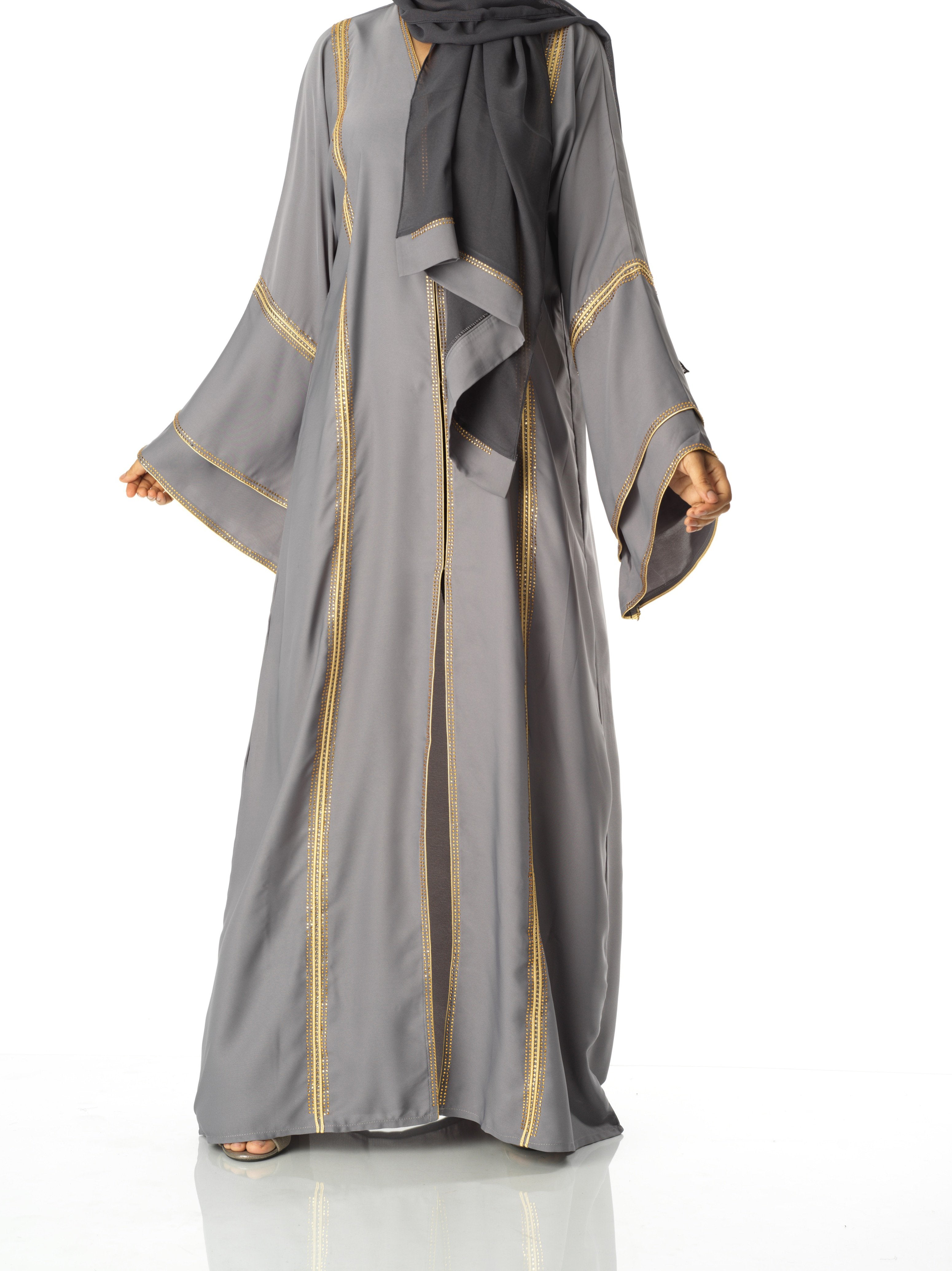 Golden dahaba kimono abaya Kabayare