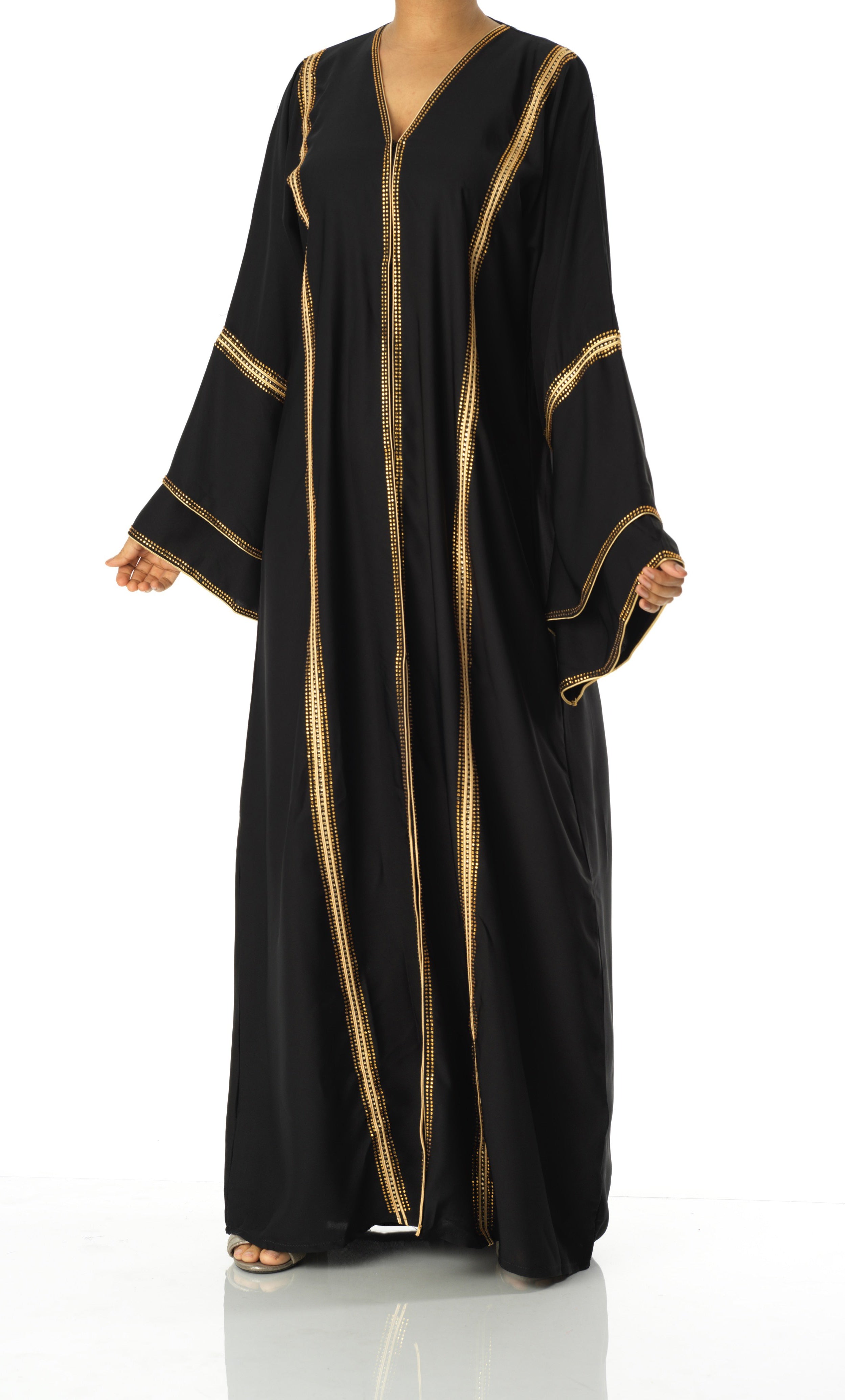 Golden dahaba kimono abaya Kabayare