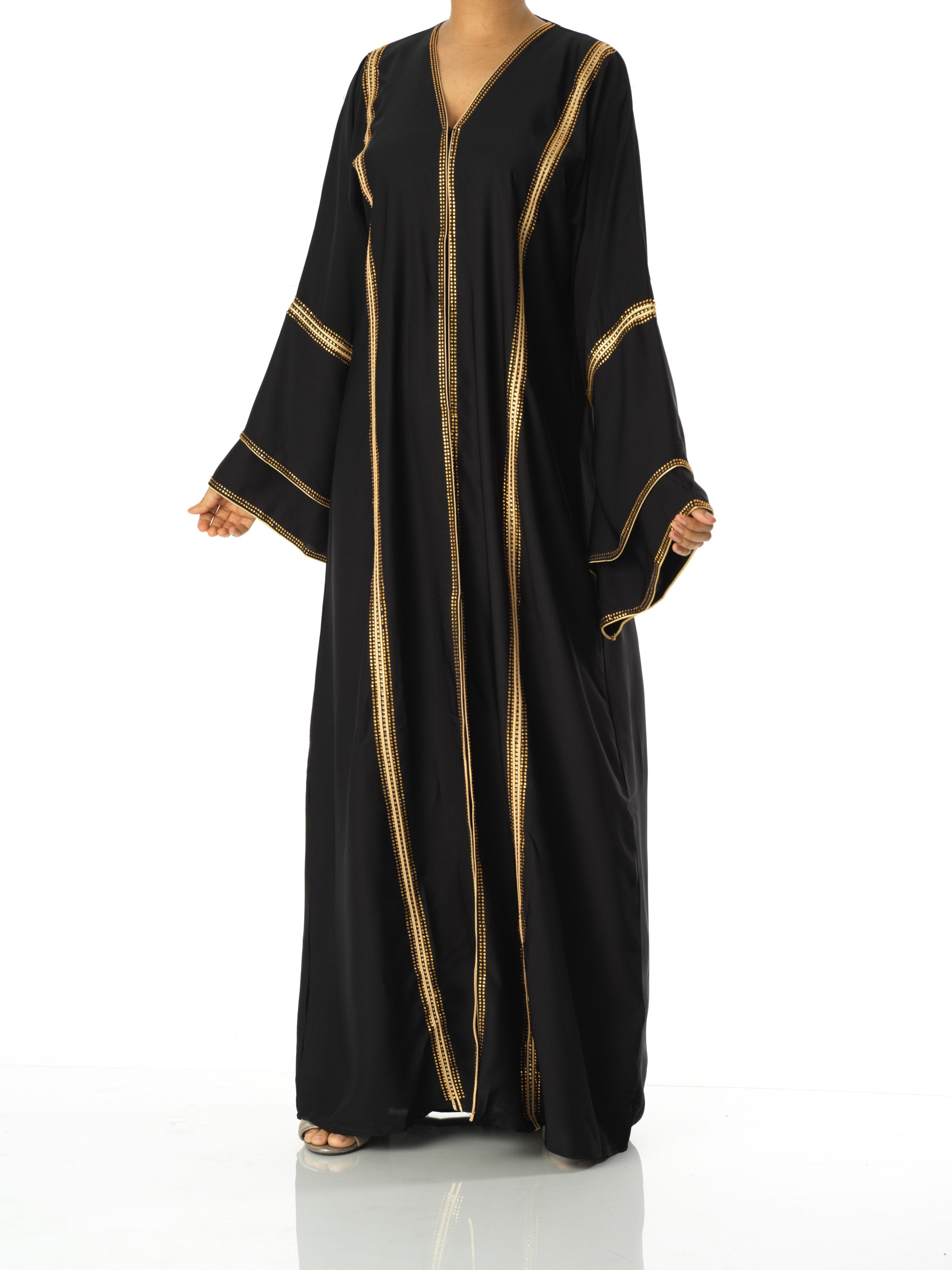 Golden dahaba kimono abaya Kabayare