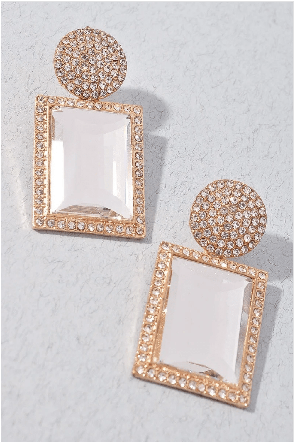 golden mirror earrings Kabayare