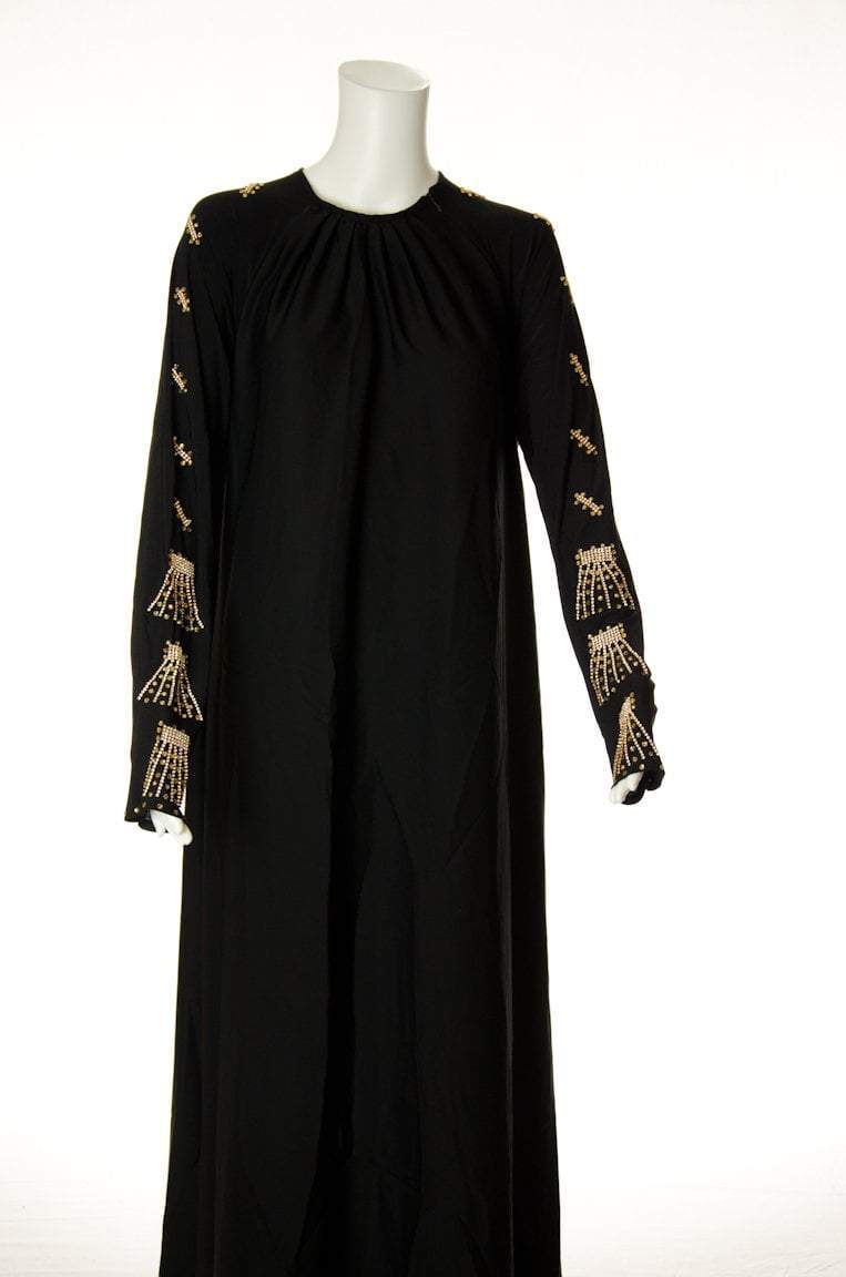 Golden Sleeve Umbrella Abaya Kabayare