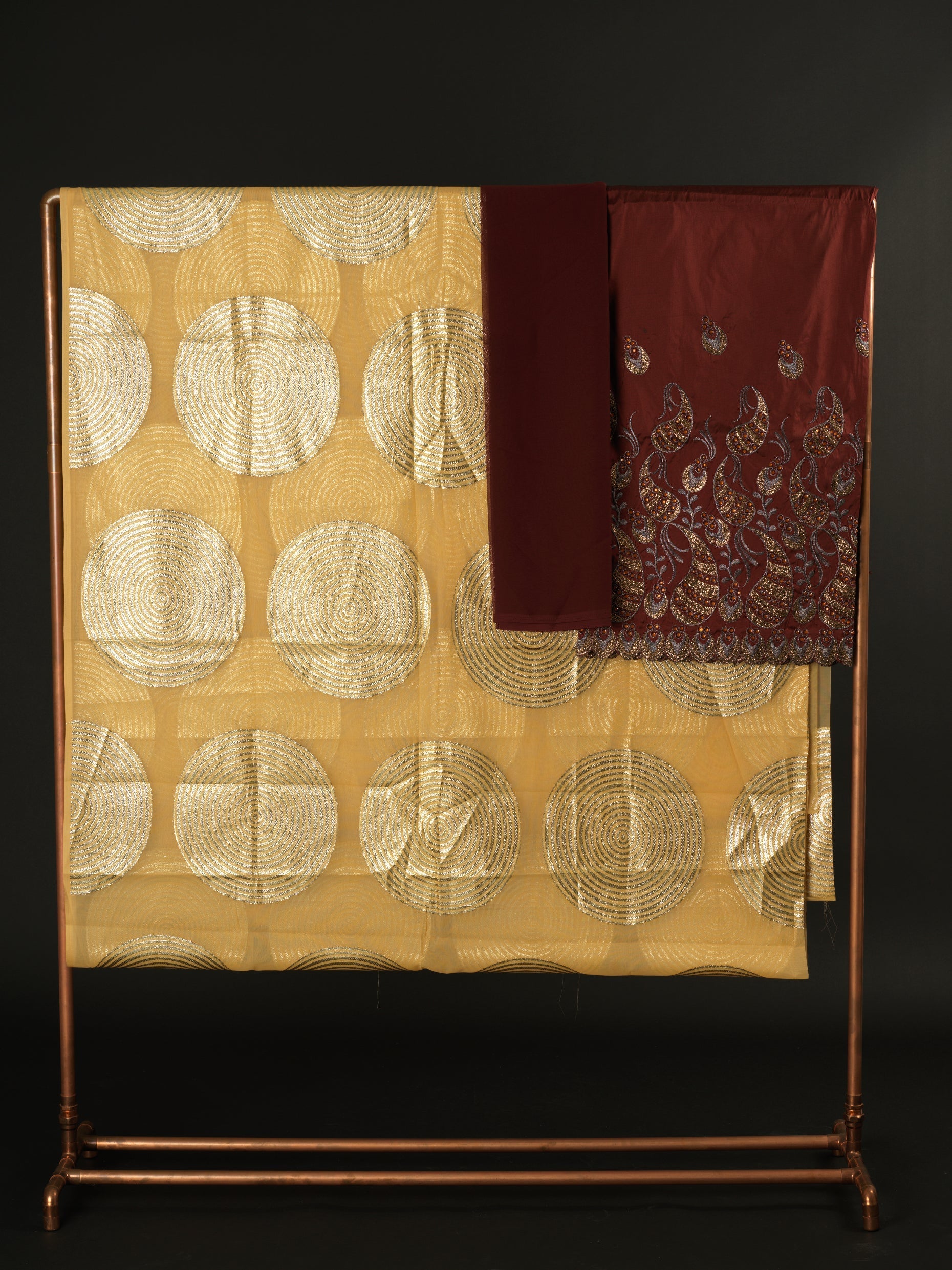 Golden Spiral fransawi inspired Dirac set KF