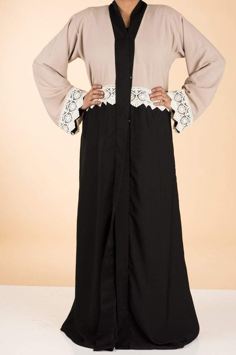gorgeous lace Kimono Abaya Kabayare