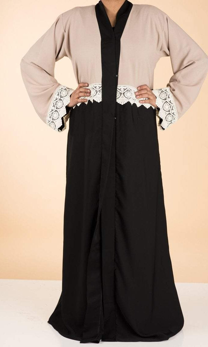 gorgeous lace Kimono Abaya Kabayare