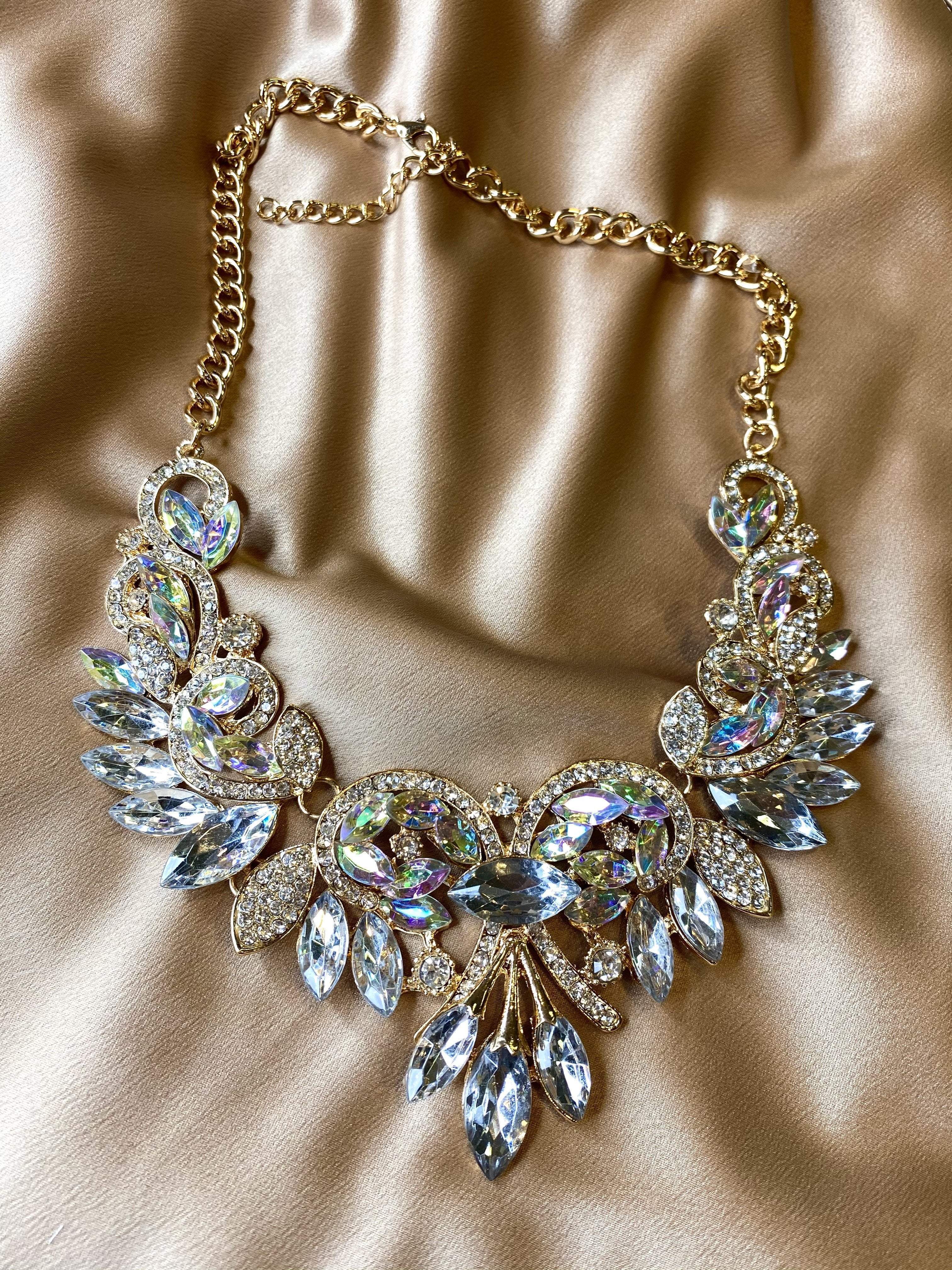 Grace of Hearts Statement Necklace Kabayare