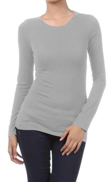GRAY BASIC TEE Kabayare
