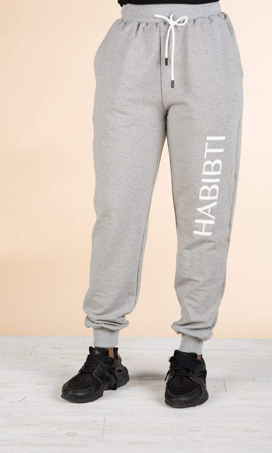 Gray Habibti sweat Pants Kabayare