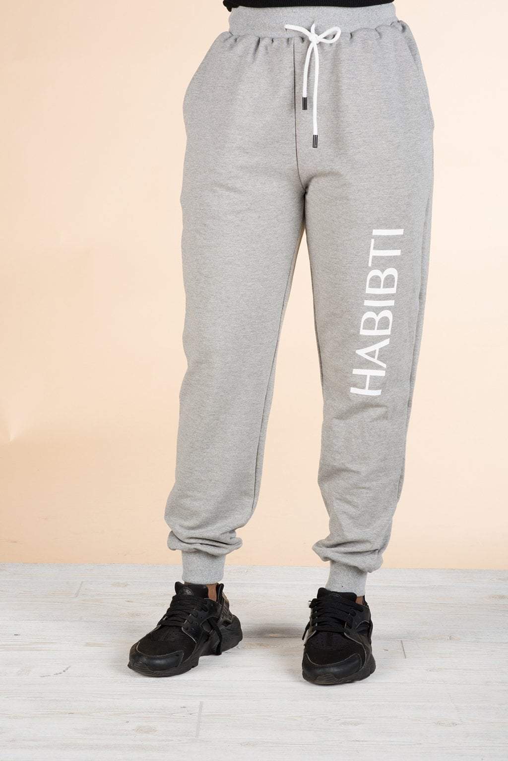 Gray Habibti sweat Pants Kabayare