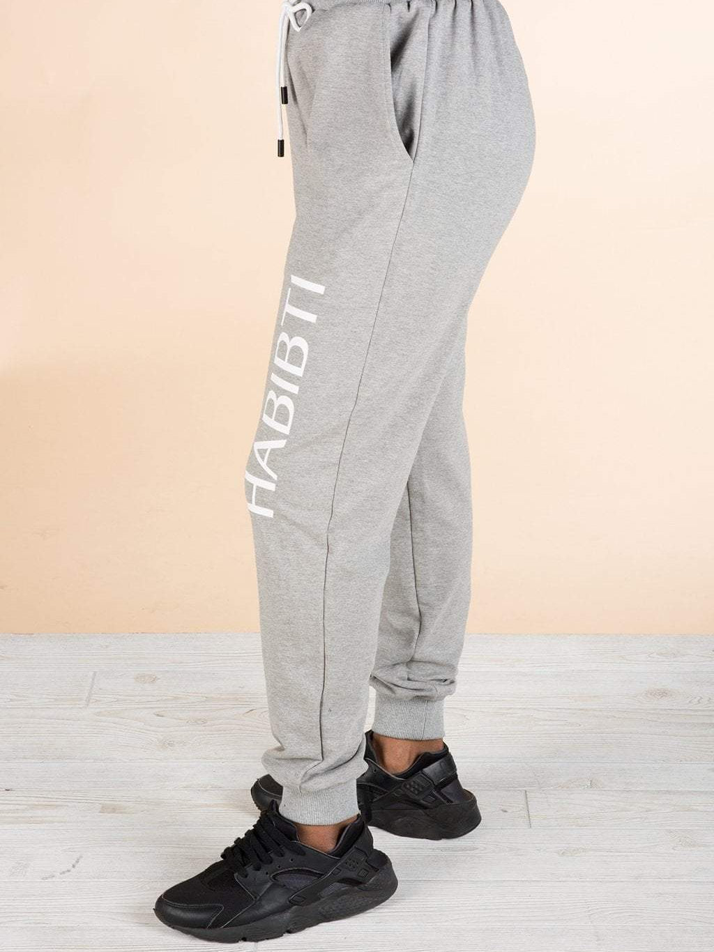 Gray Habibti sweat Pants Kabayare