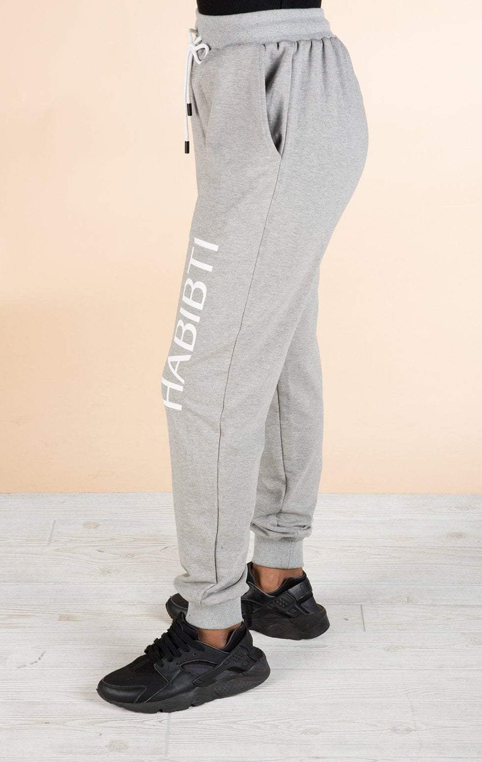 Gray Habibti sweat Pants Kabayare