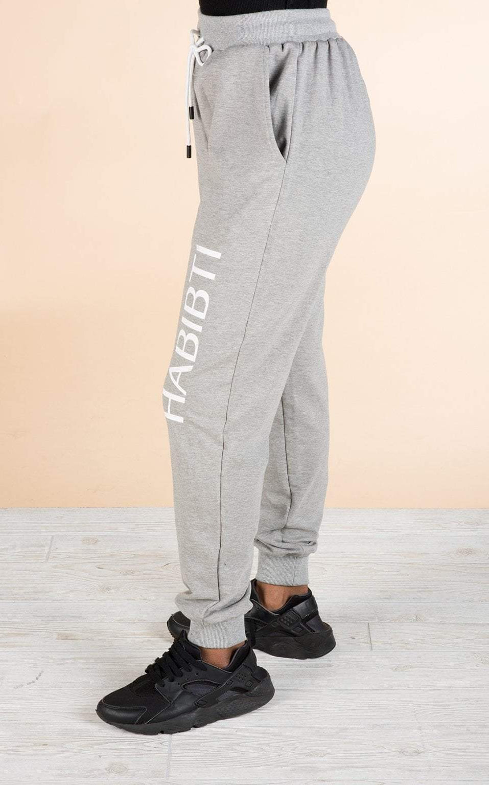 Gray Habibti sweat Pants Kabayare