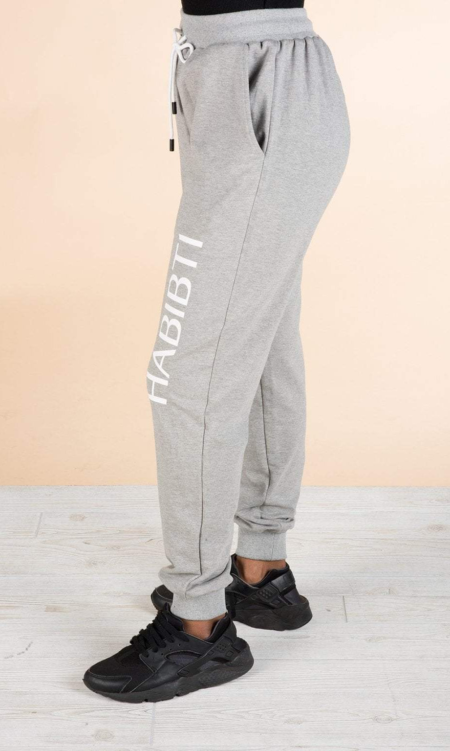 Gray Habibti sweat Pants Kabayare