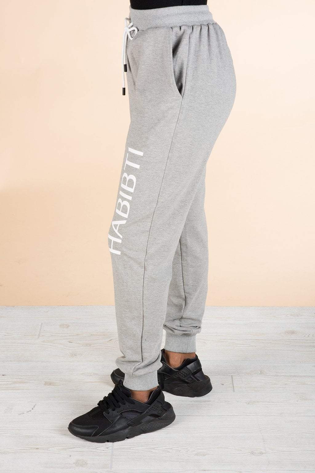 Gray Habibti sweat Pants Kabayare