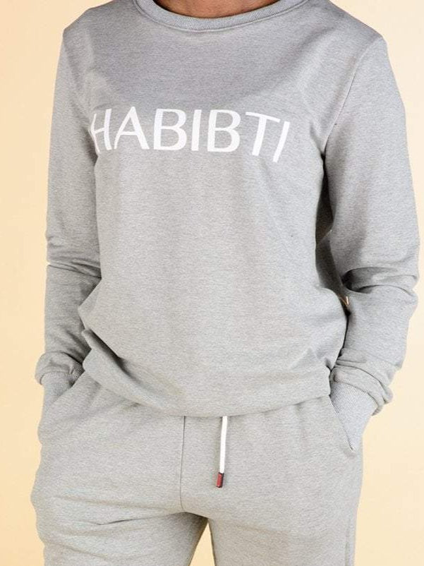 Gray Habibti sweater Kabayare