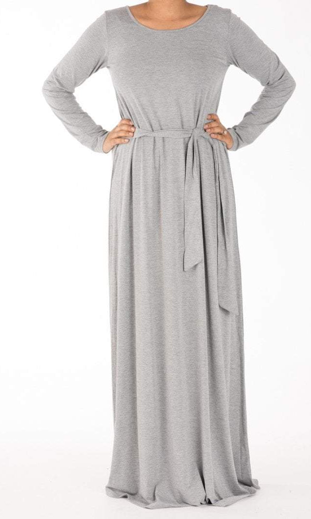 Gray Rayon maxi dress Kabayare
