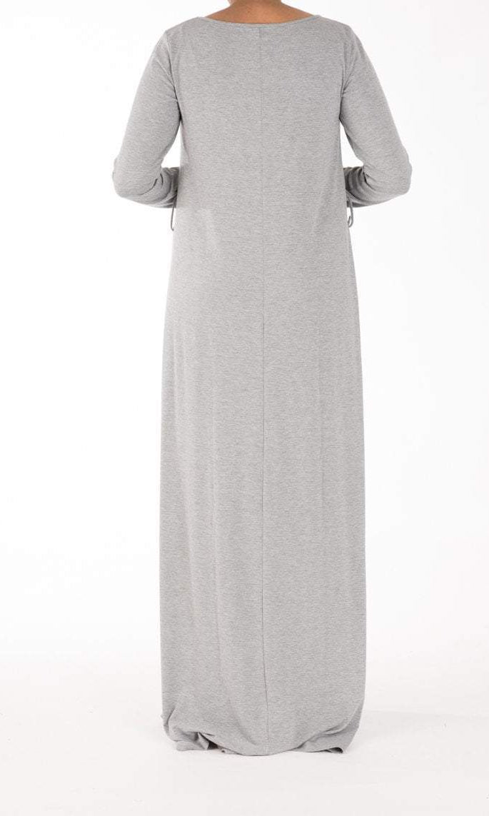 Gray Rayon maxi dress Kabayare