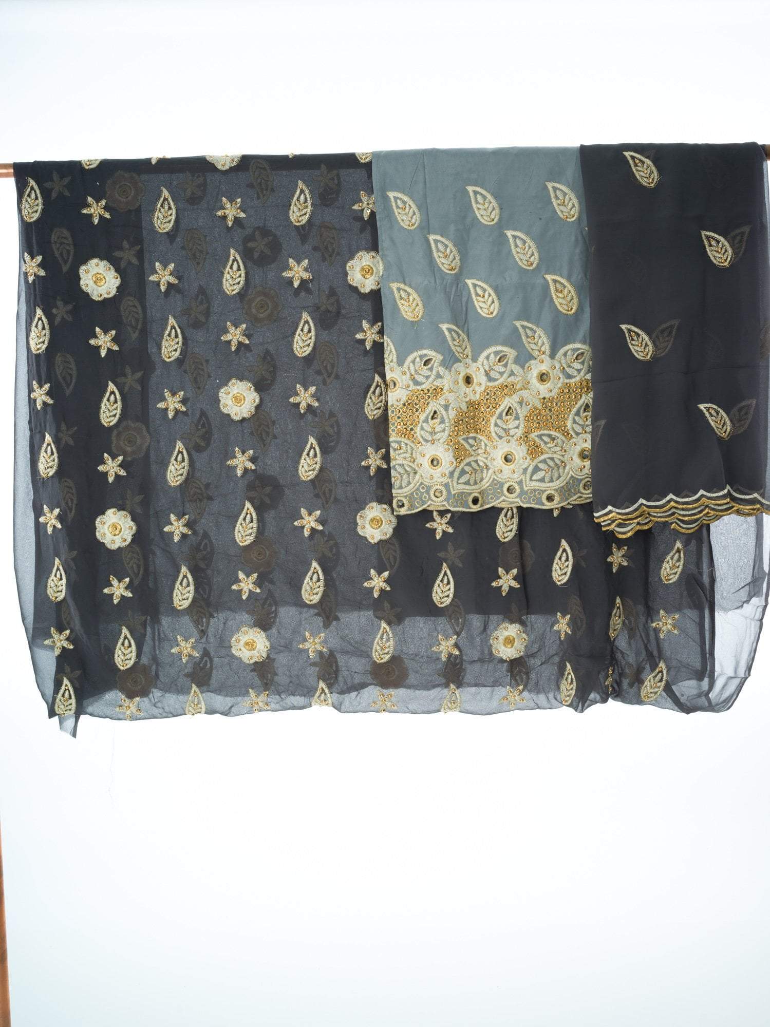 Gray Saree style Dirac set Kabayare