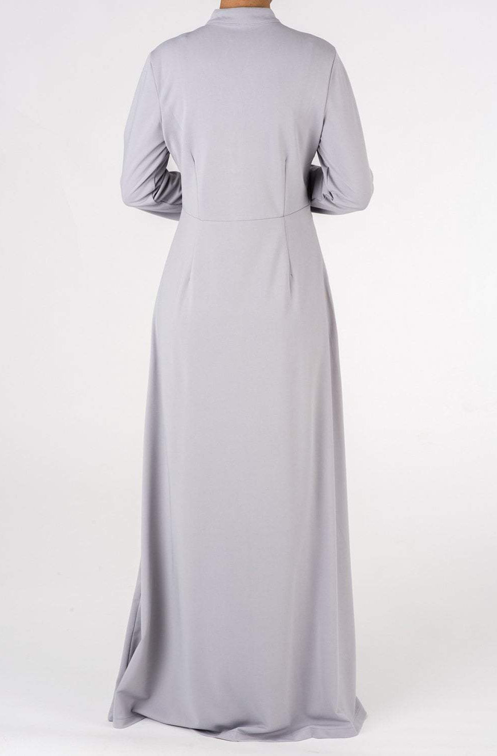 Gray Ultimate Modest Maxi Dress Kabayare