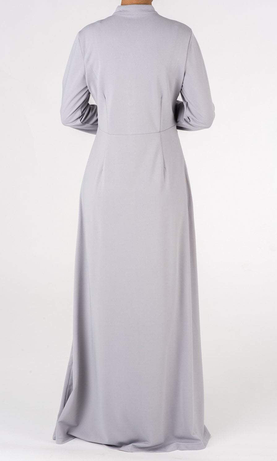 Gray Ultimate Modest Maxi Dress Kabayare