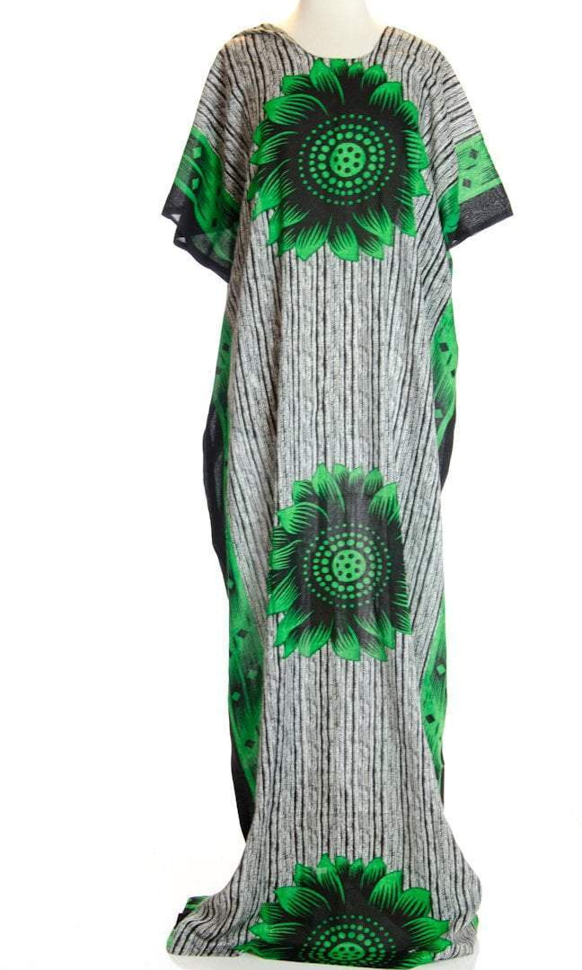 Green bamboo stem bati dress Kabayare