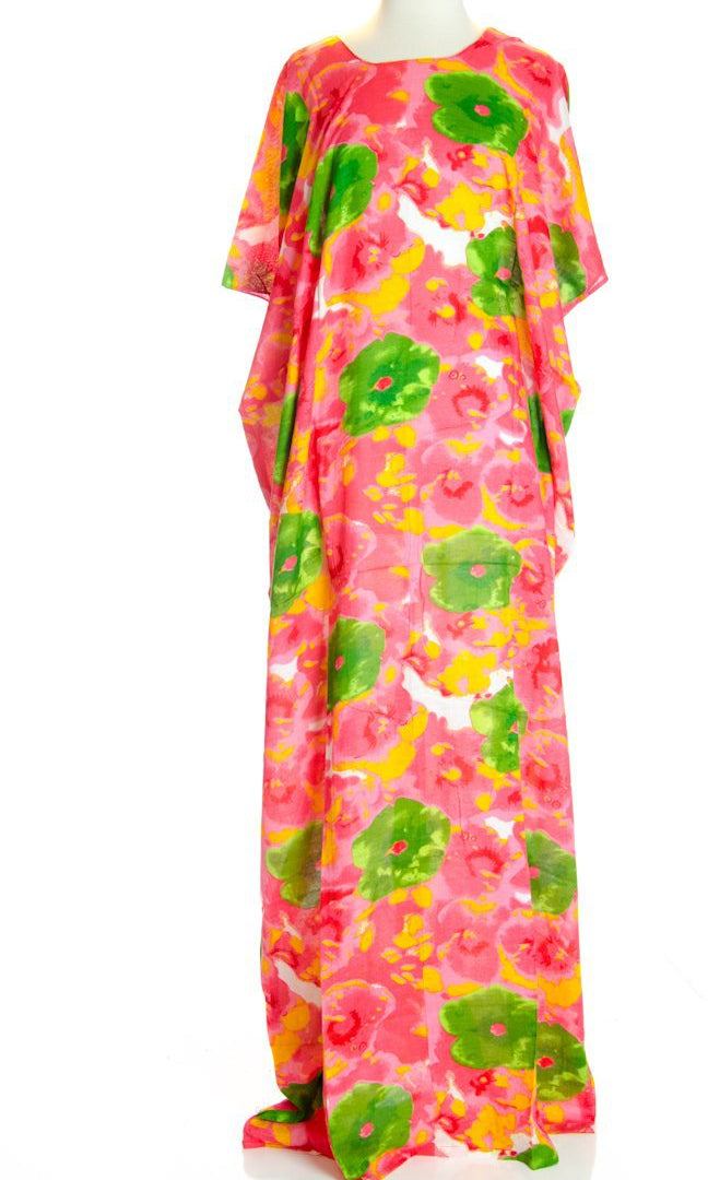 Green blossom bati dress Kabayare