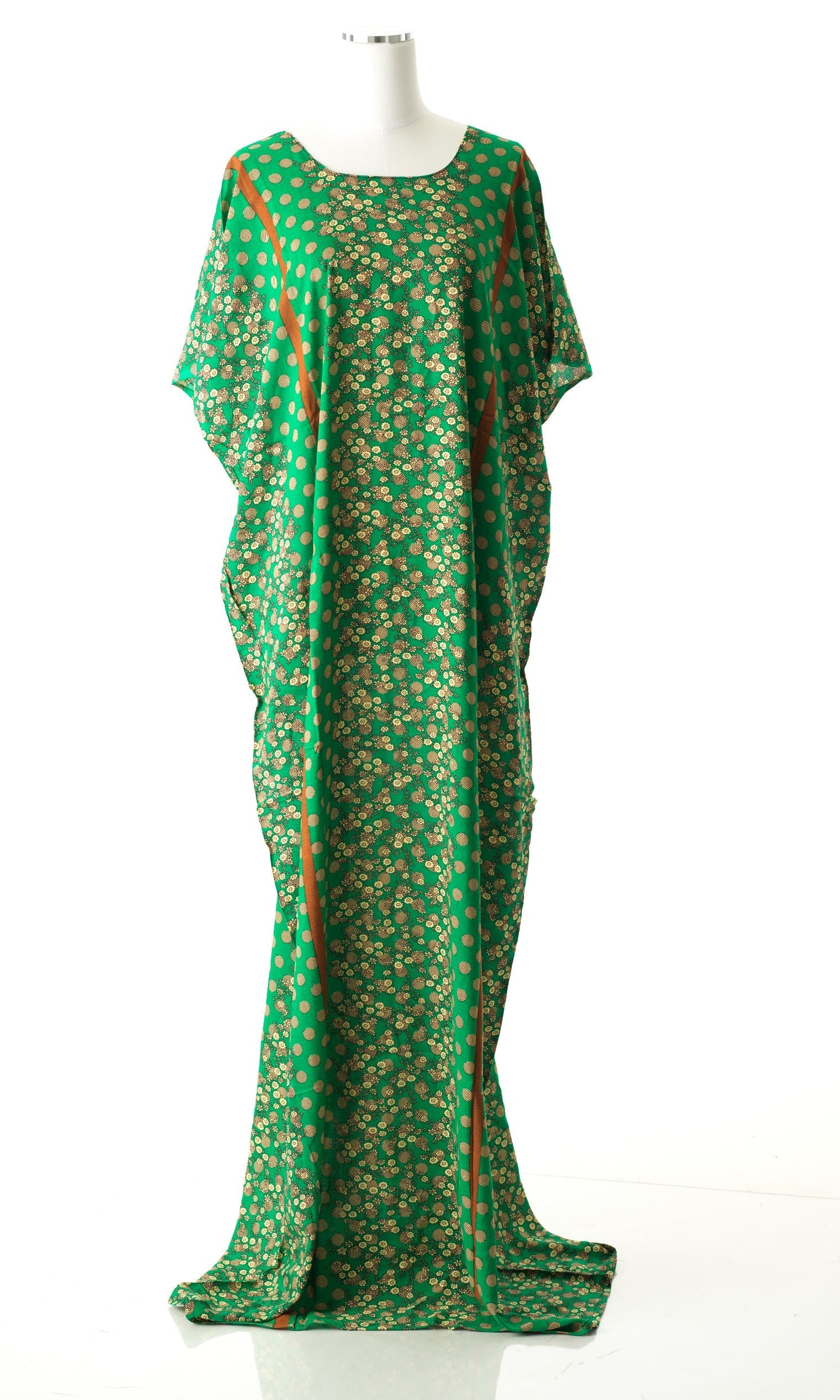 Green Lobelia bati dress Kabayare