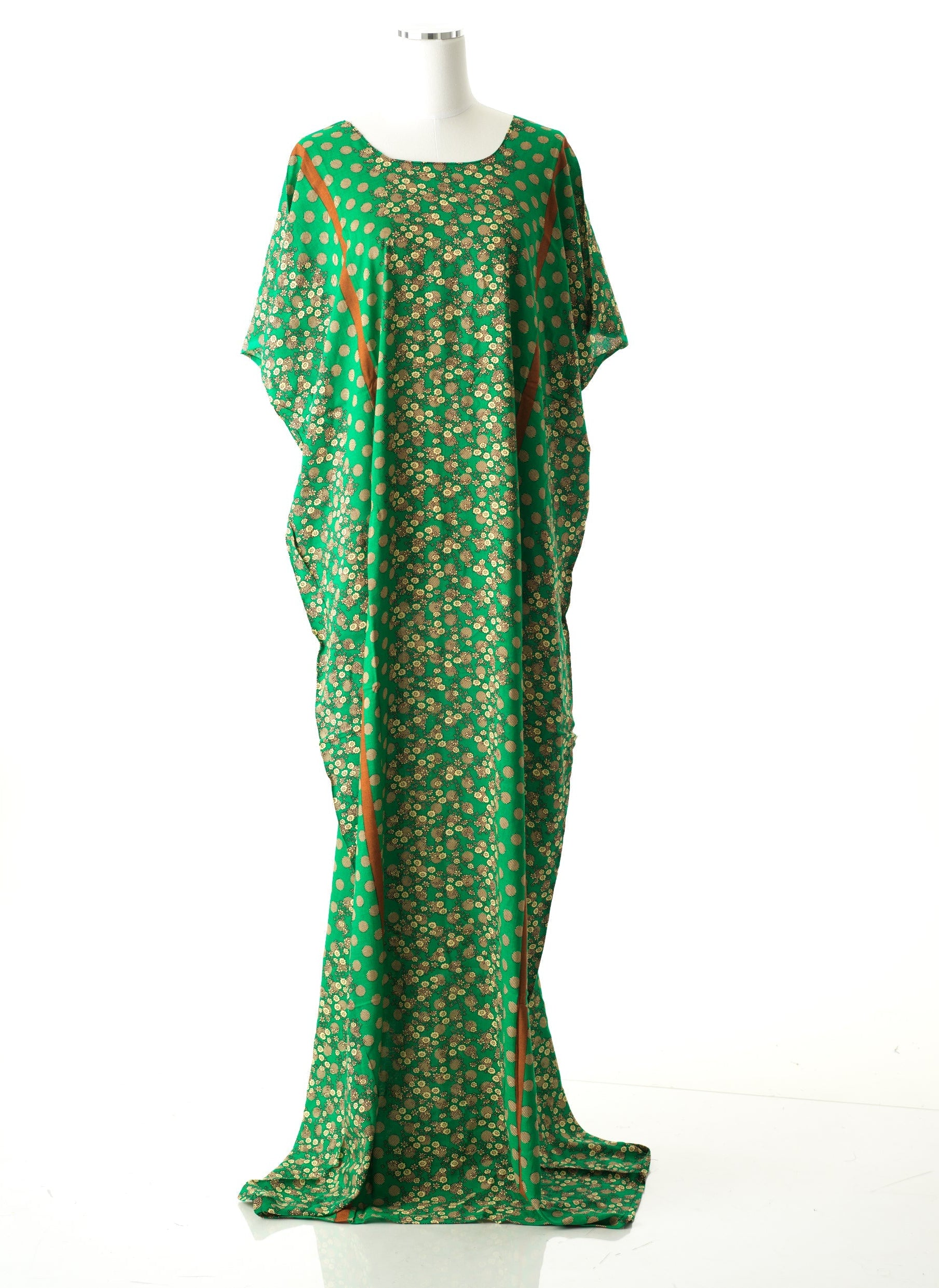 Green Lobelia bati dress Kabayare