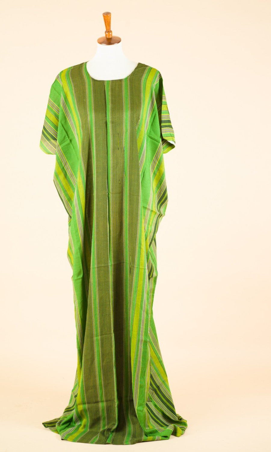 Green sawacil print Bati Dress Kabayare