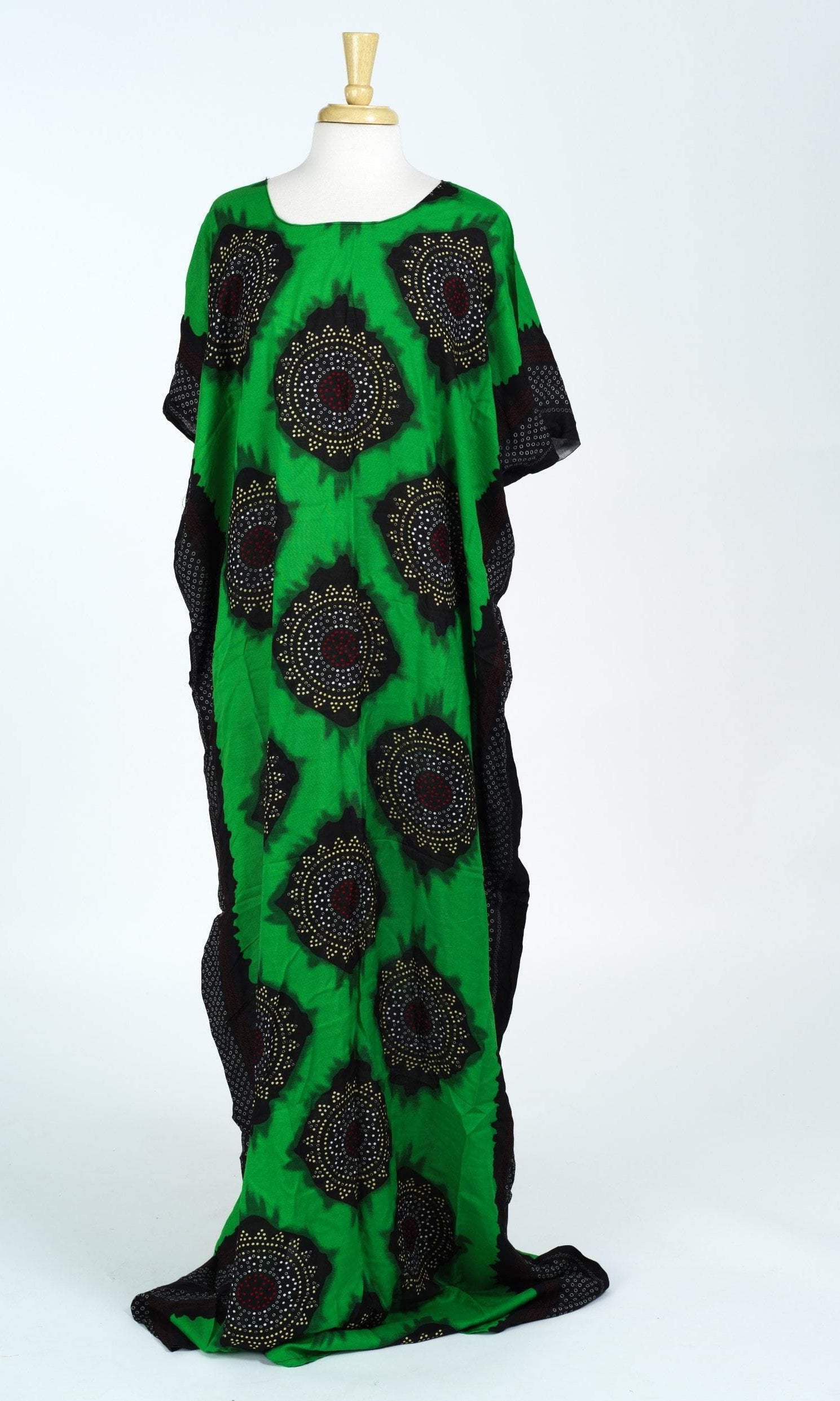Green traditional Bati Dress Kabayare