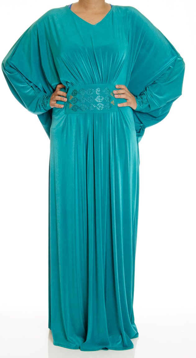 Halima Butterfly Jersey Abaya Kabayare