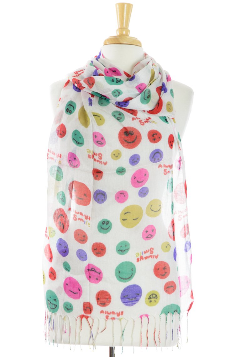 Happy Face Scarf Pashimina Kabayare