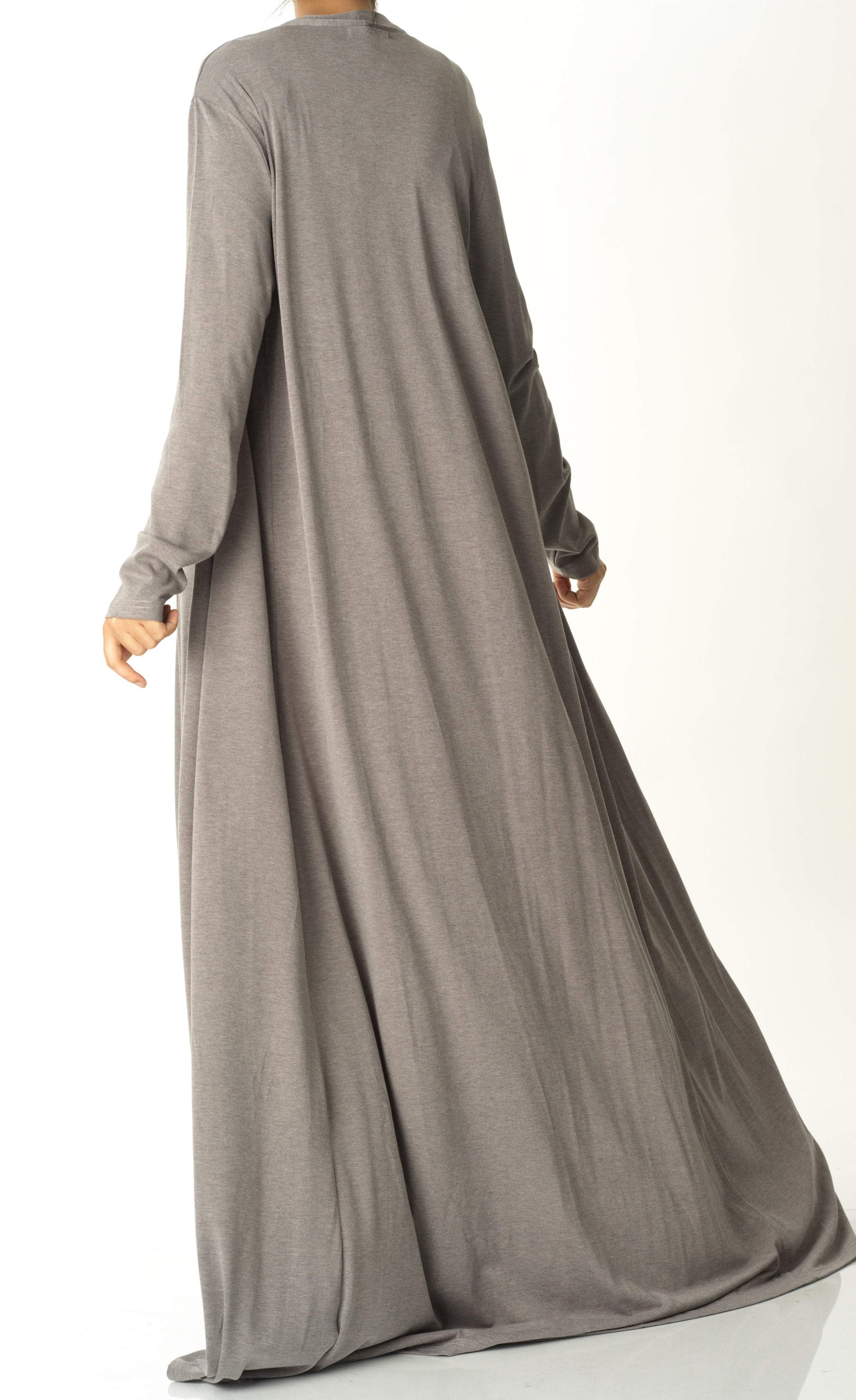 Heather Gray Made just for you jersey matching set dress Kabayare