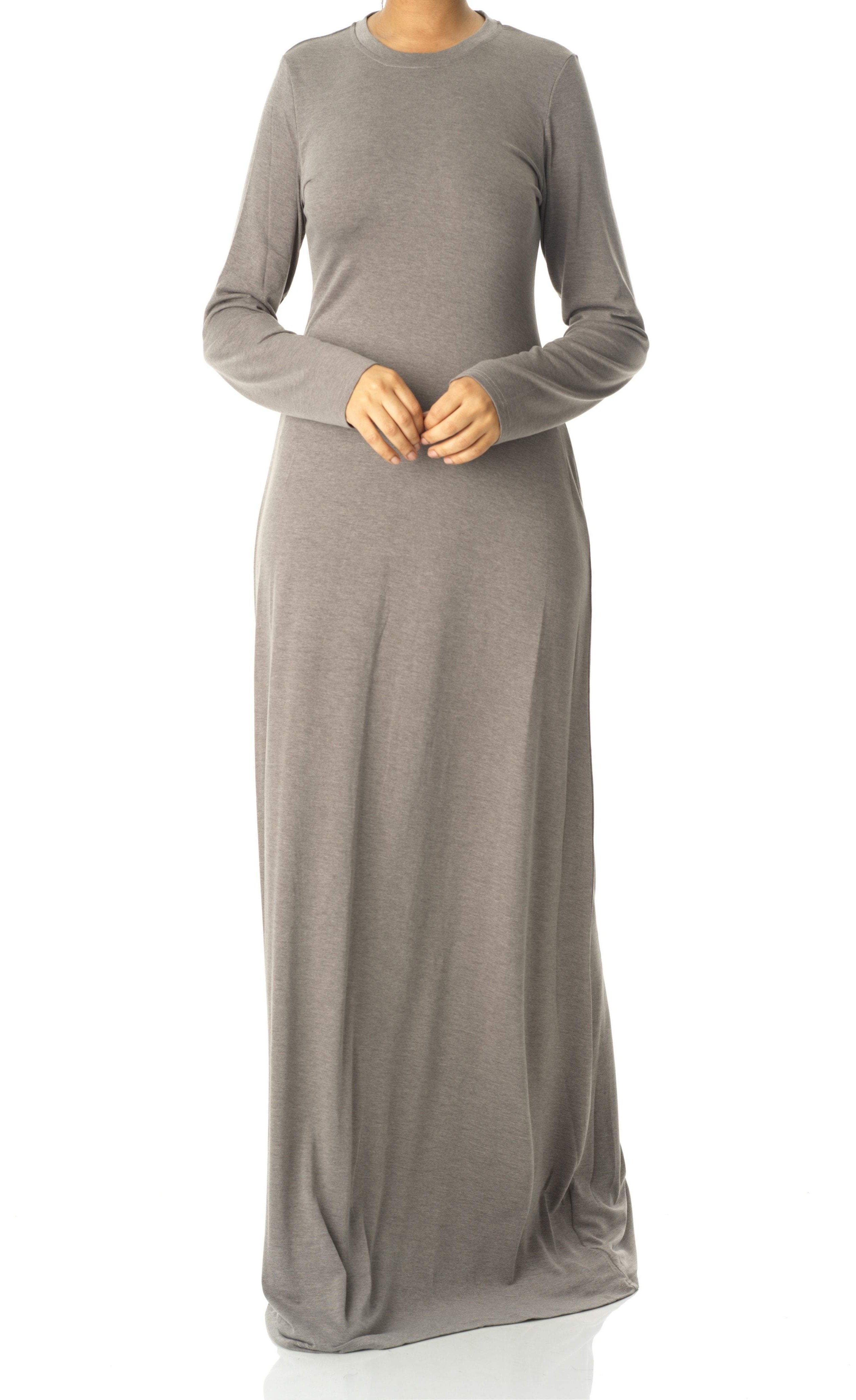 Heather Gray Made just for you jersey matching set dress Kabayare