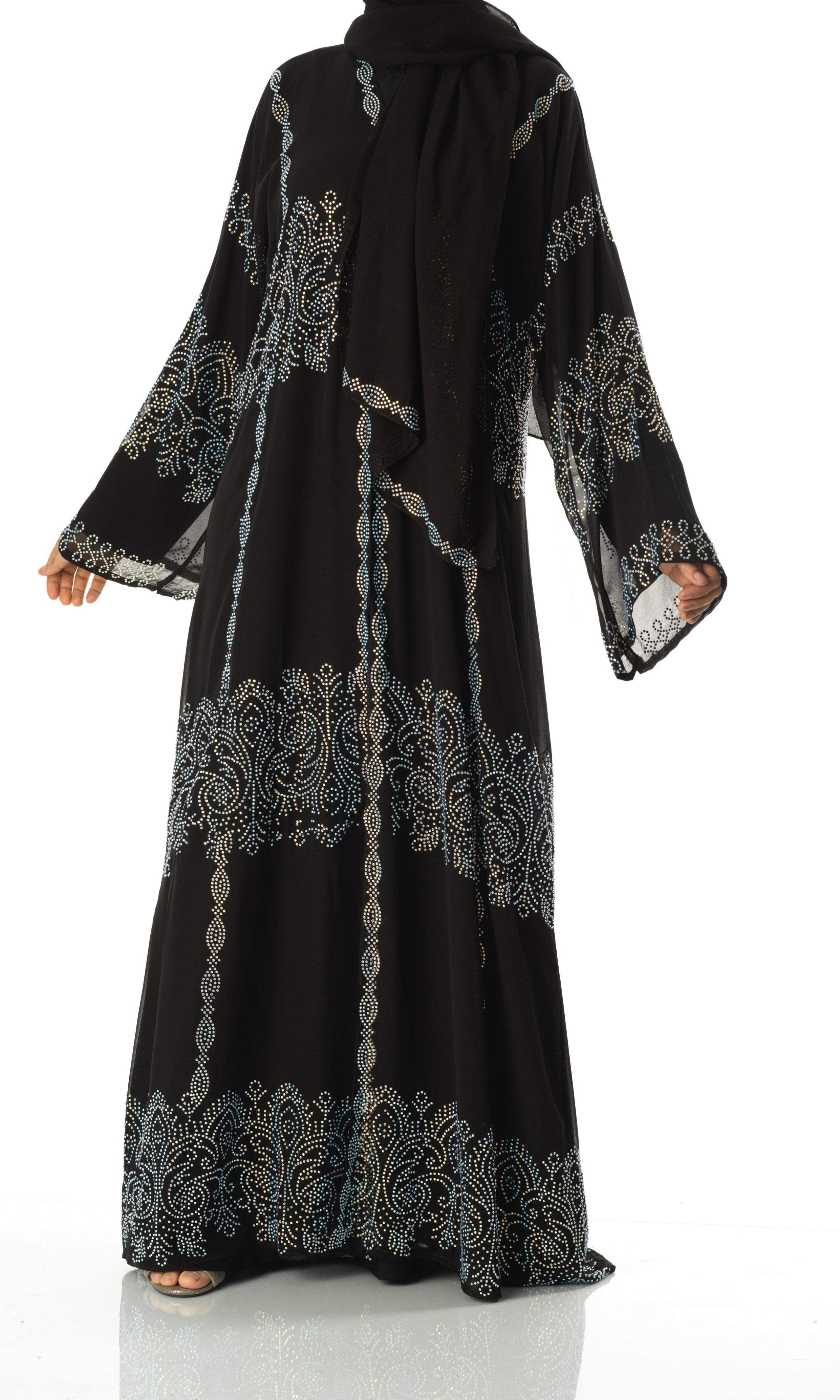 henna crystal abaya Kabayare