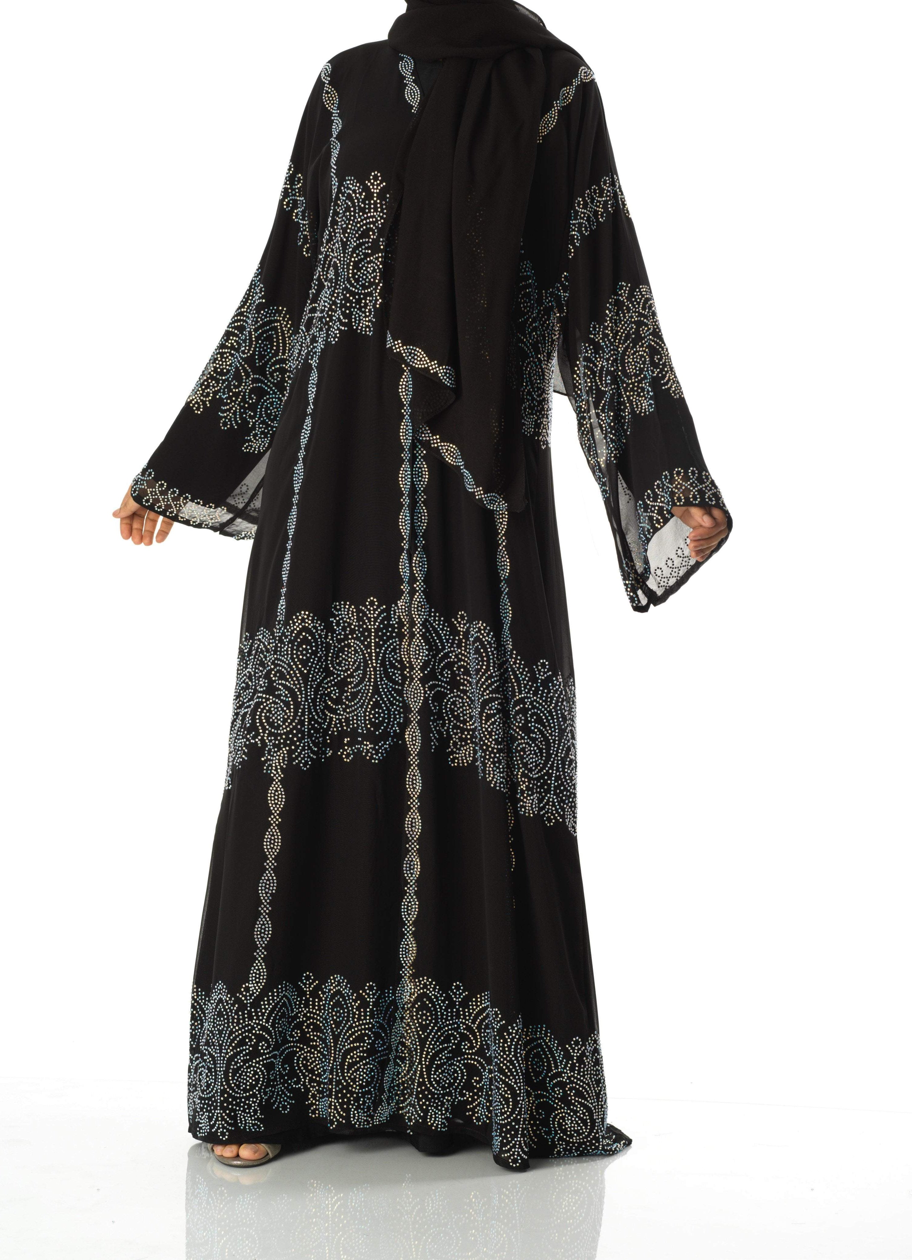 henna crystal abaya Kabayare