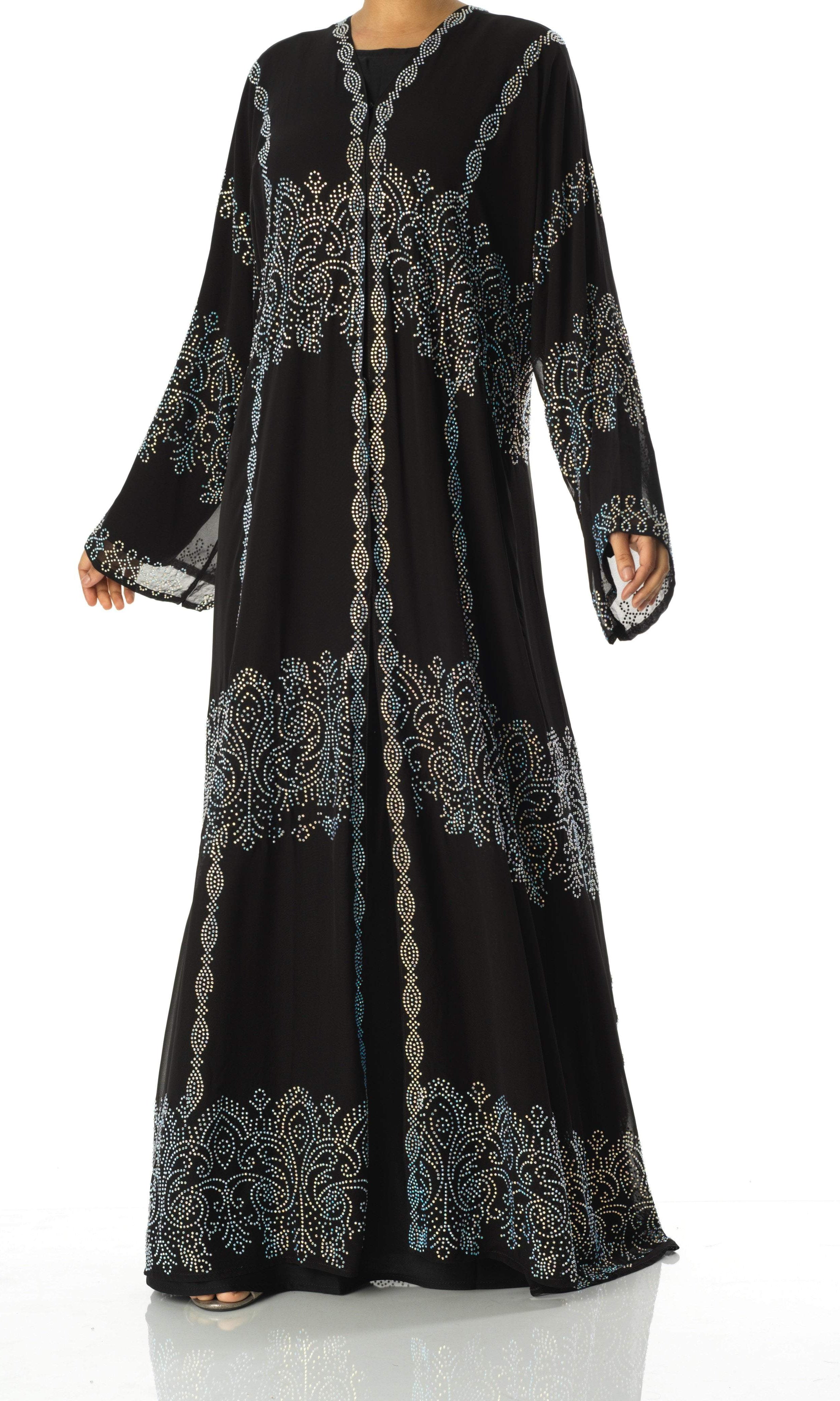 henna crystal abaya Kabayare