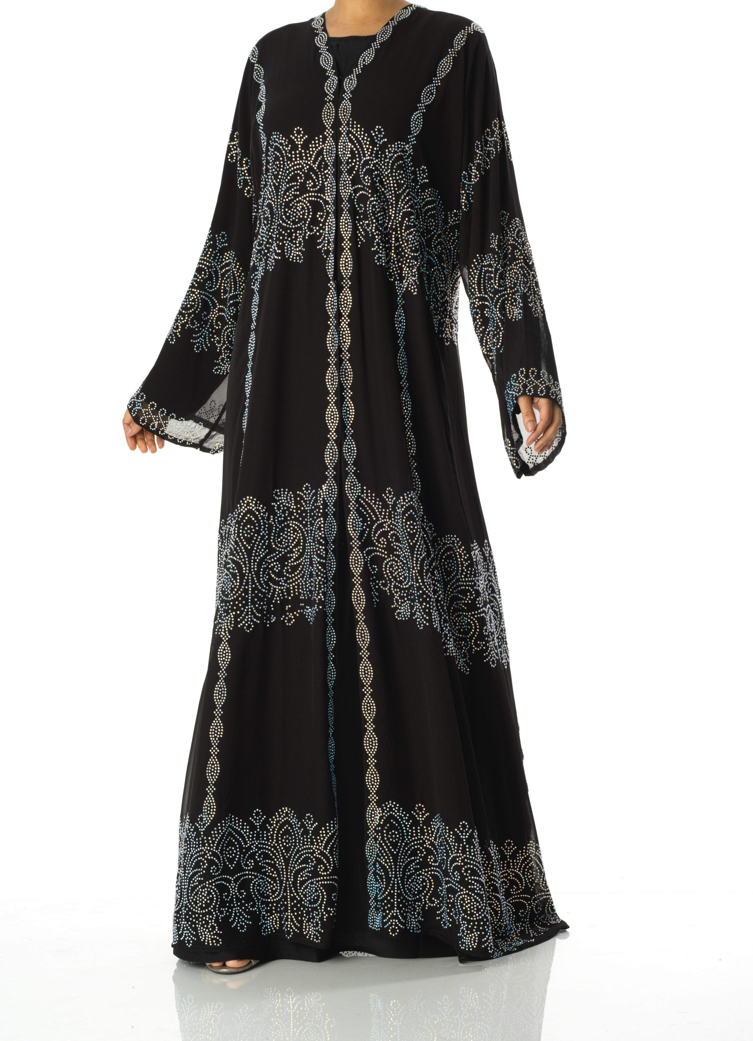 henna crystal abaya Kabayare