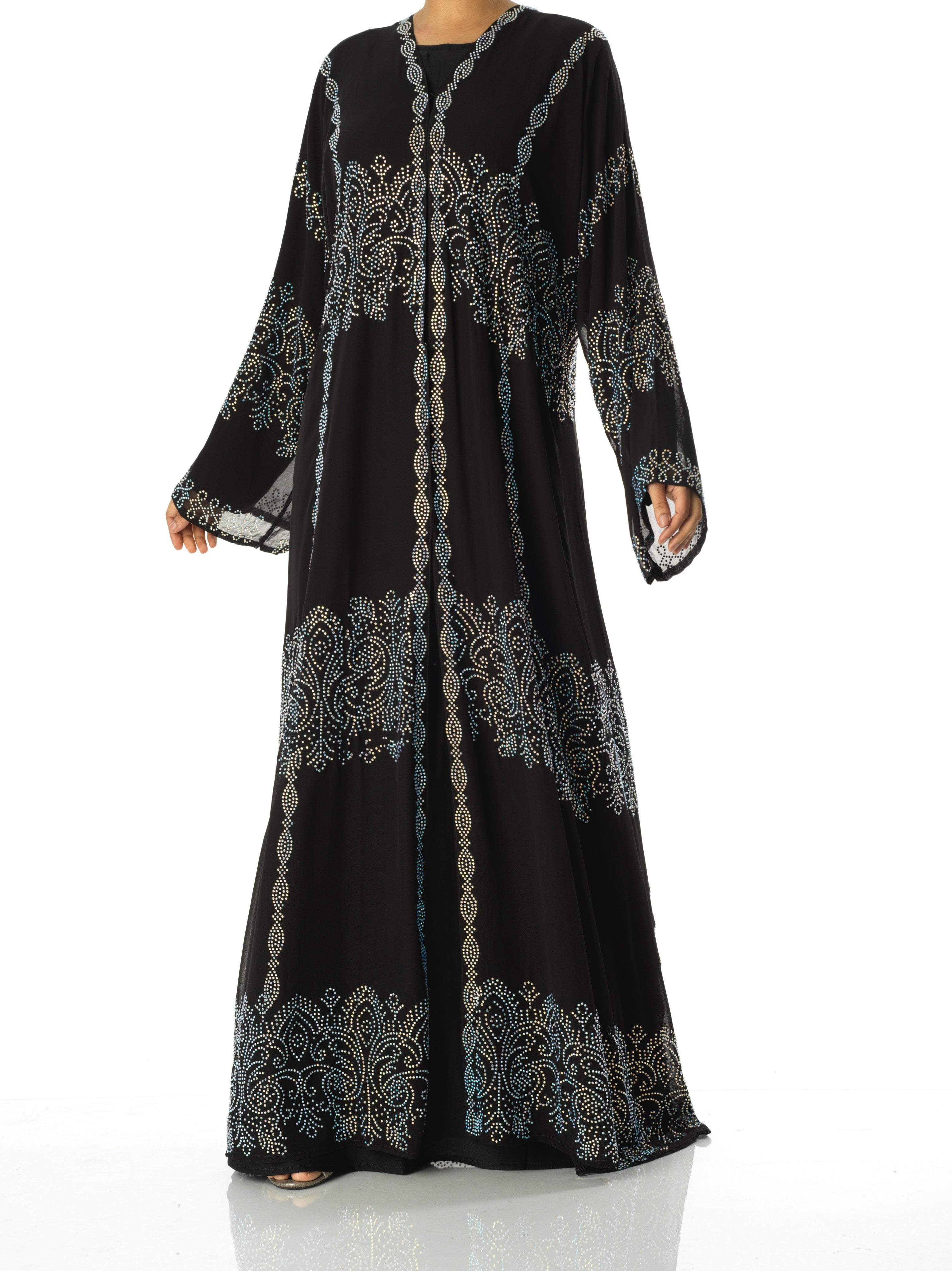 henna crystal abaya Kabayare