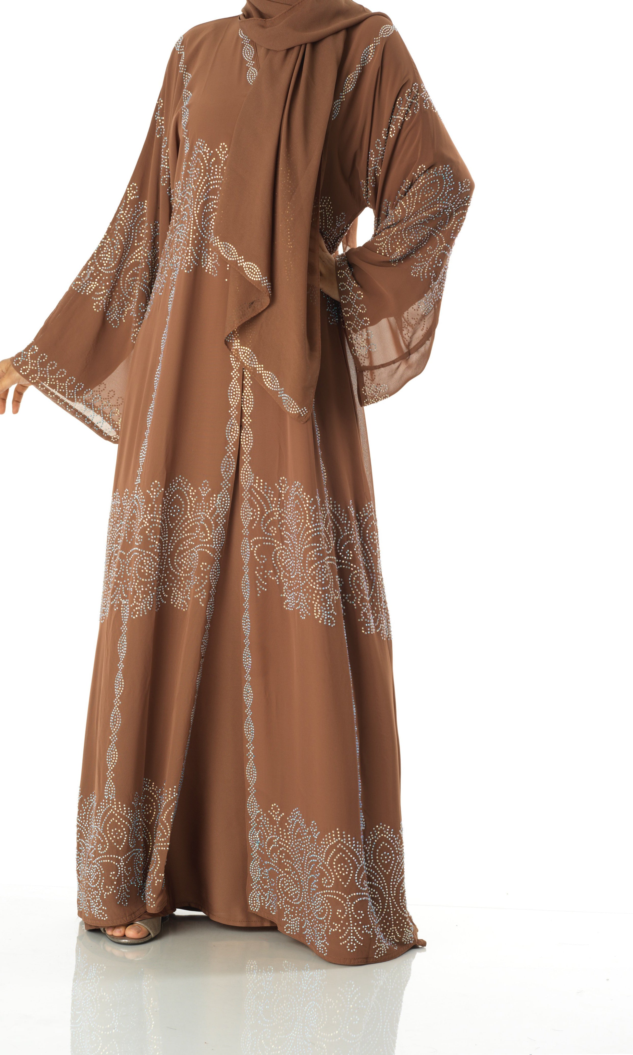 henna crystal abaya Kabayare