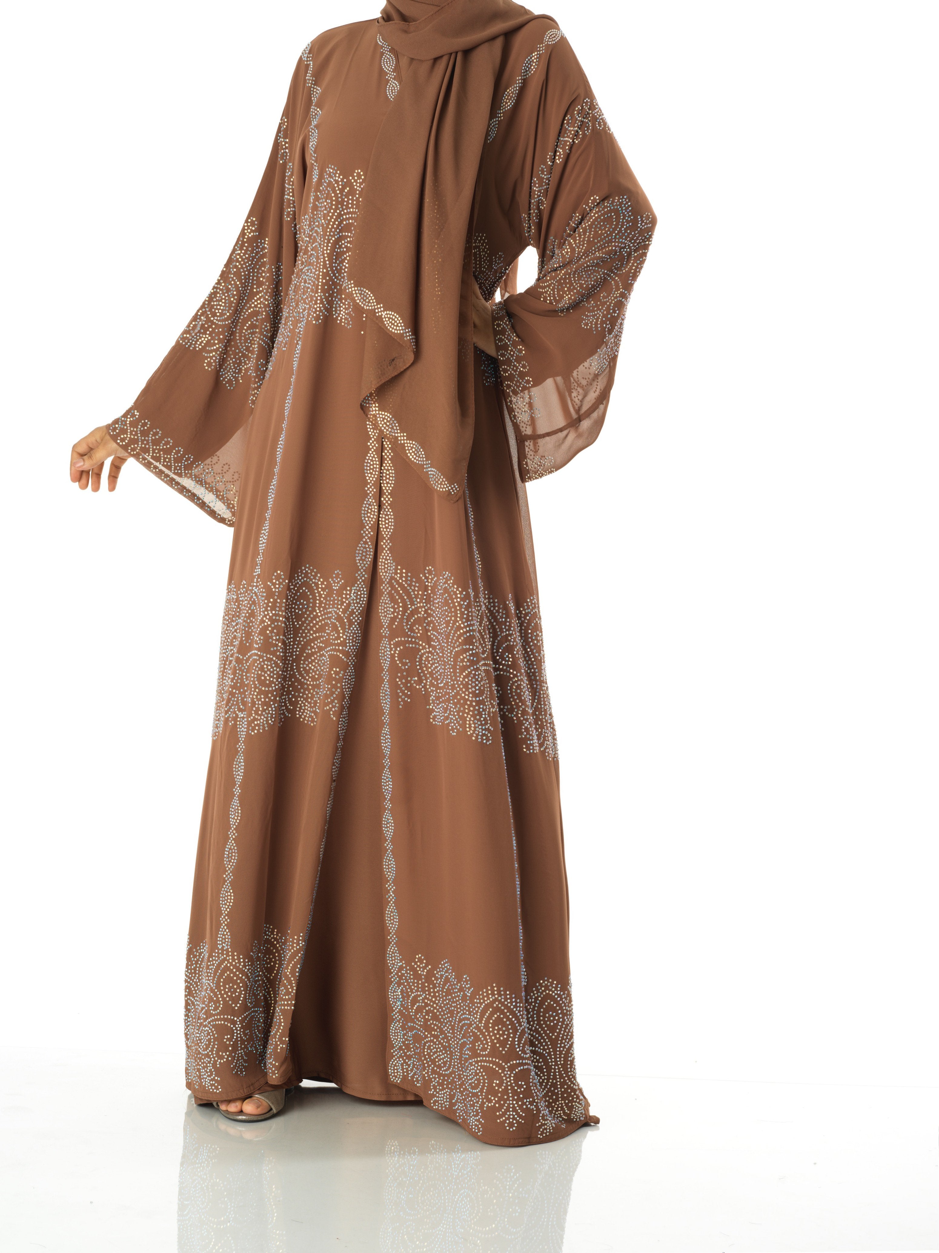 henna crystal abaya Kabayare