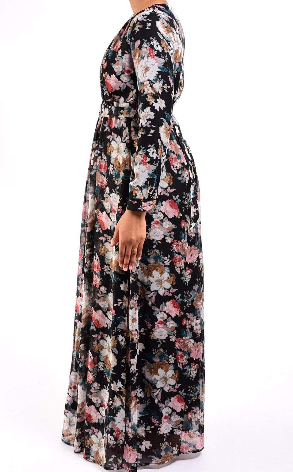 hibiscus CHIFFON dress Kabayare