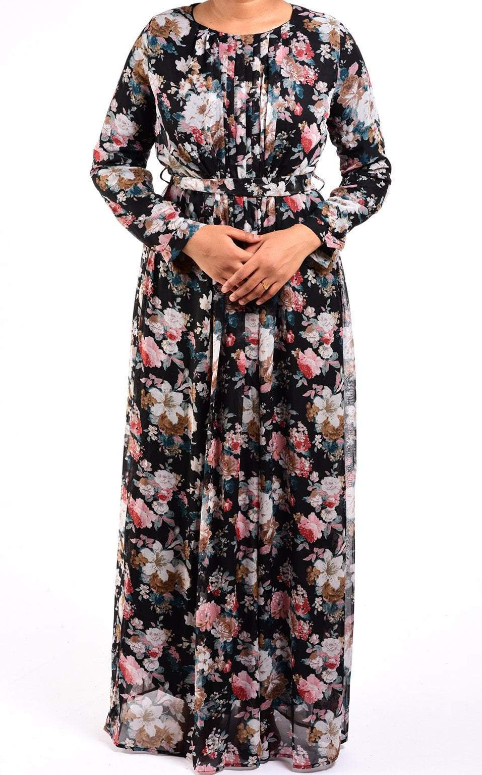 hibiscus CHIFFON dress Kabayare