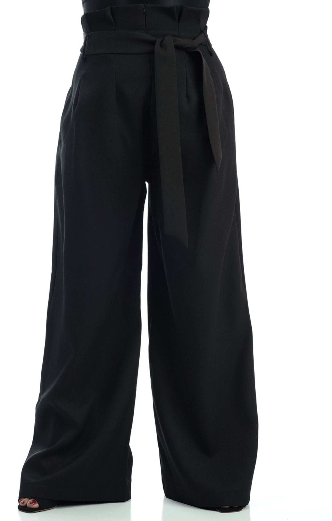 high waist pleats modest trousers Kabayare