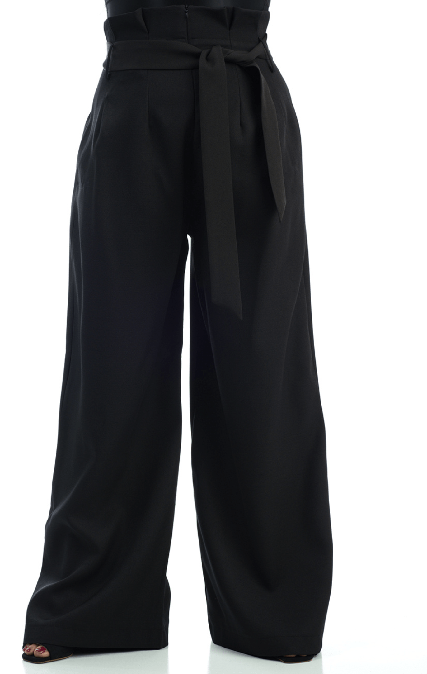 high waist pleats modest trousers Kabayare