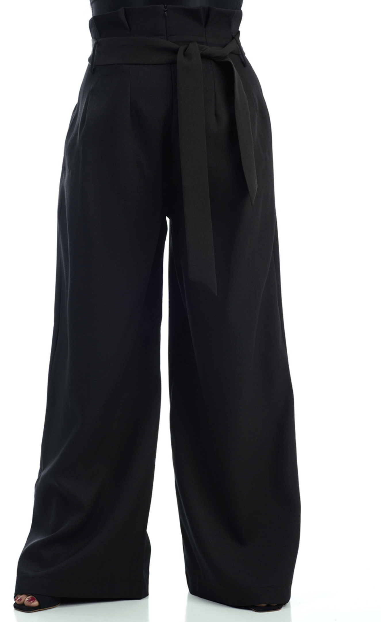 high waist pleats modest trousers Kabayare