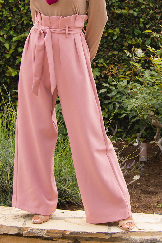 high waist pleats modest trousers Kabayare