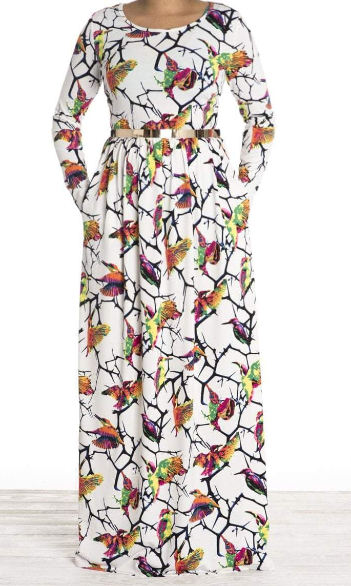 Hummingbird Maxi Dress Kabayare